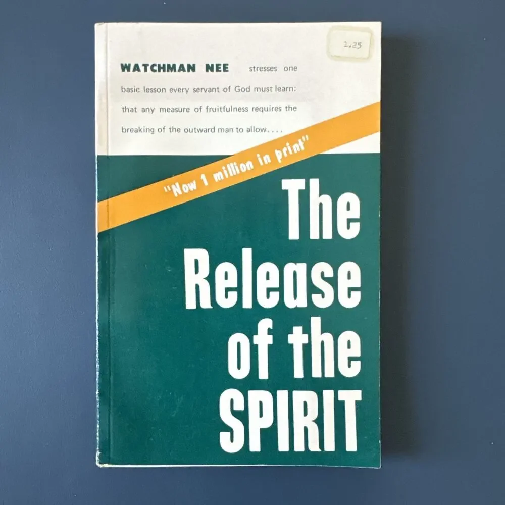 Watchman Nee Release of the Spirit Book Vintage Paperback Spiritual